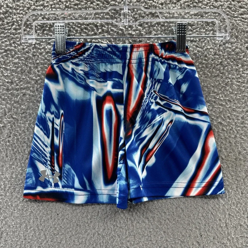 Under Armour Shorts Baby Boys Size 24 Months Blue Tie Dye Athletic Shorts 24M